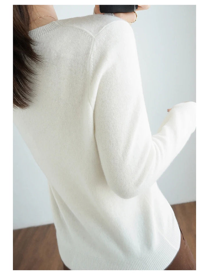Exclusive Women 100 Pure Cashmere Crew Neck