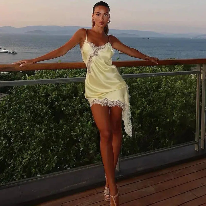 Flattering Lace Dress For Women Summer | ourlum.com