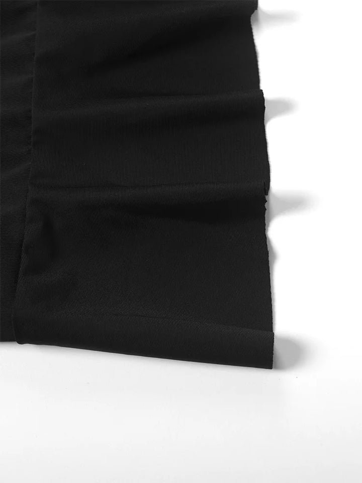 Women Black Sleeveless Knit Mini Dress Premium