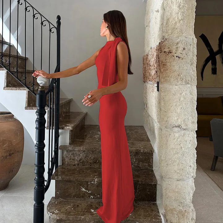 Signature Knit Maxi Dress For Summer Elegance