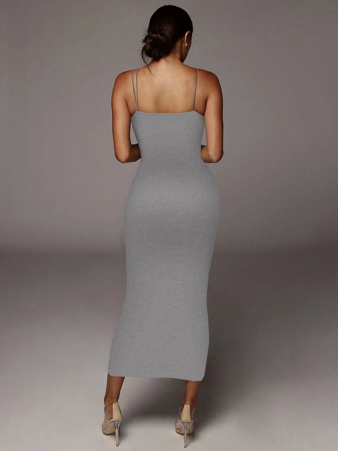 Stunning Leopard Print Bodycon Midi Dress For