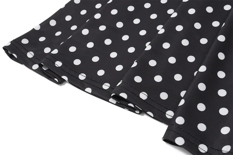 Limited Signature Dot Halter Backless Knit Evening