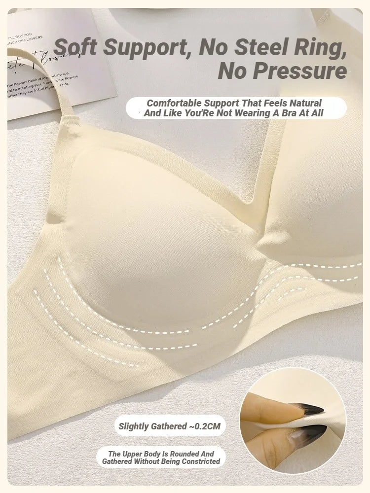 Small Breast Seamless Bra Women&
