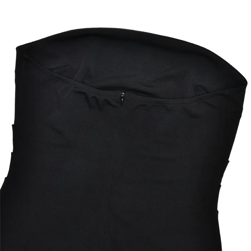 Mozision Premium Off Shoulder Backless Maxi