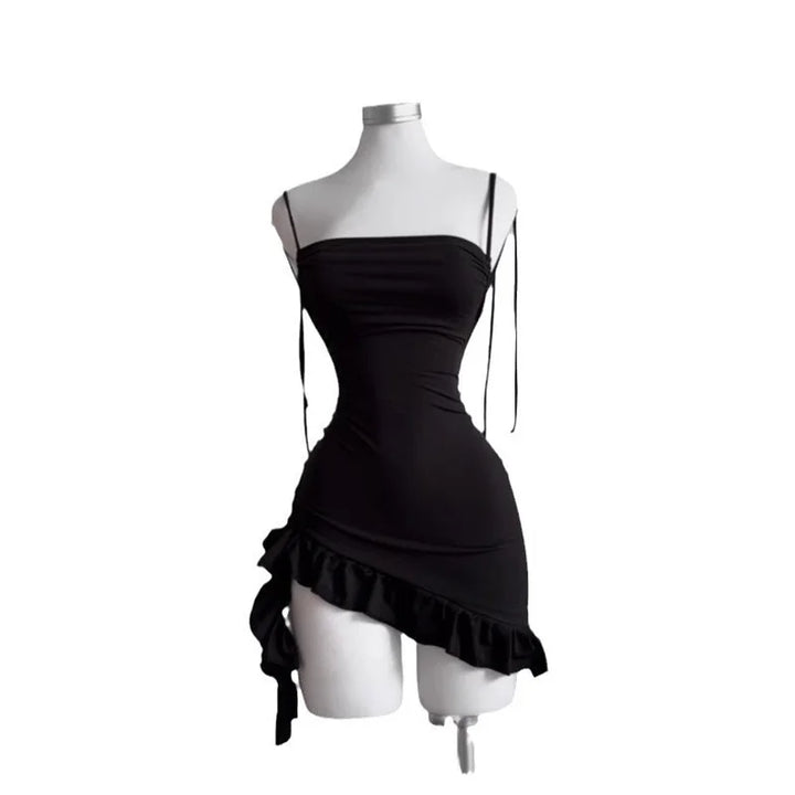 Sexy Backless Black Bodycon Dress For Women