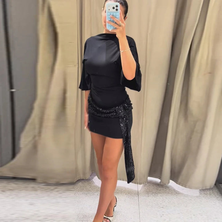 Sequin Mini Dress For Women Summer Party Bodycon