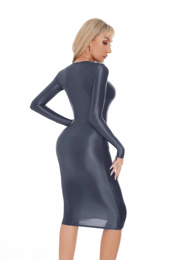 Women Exclusive Sculpted Evening Dress Premium