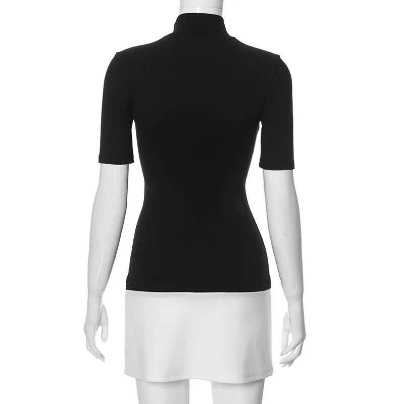 Tossy Premium Patchwork Mini Dress Runway