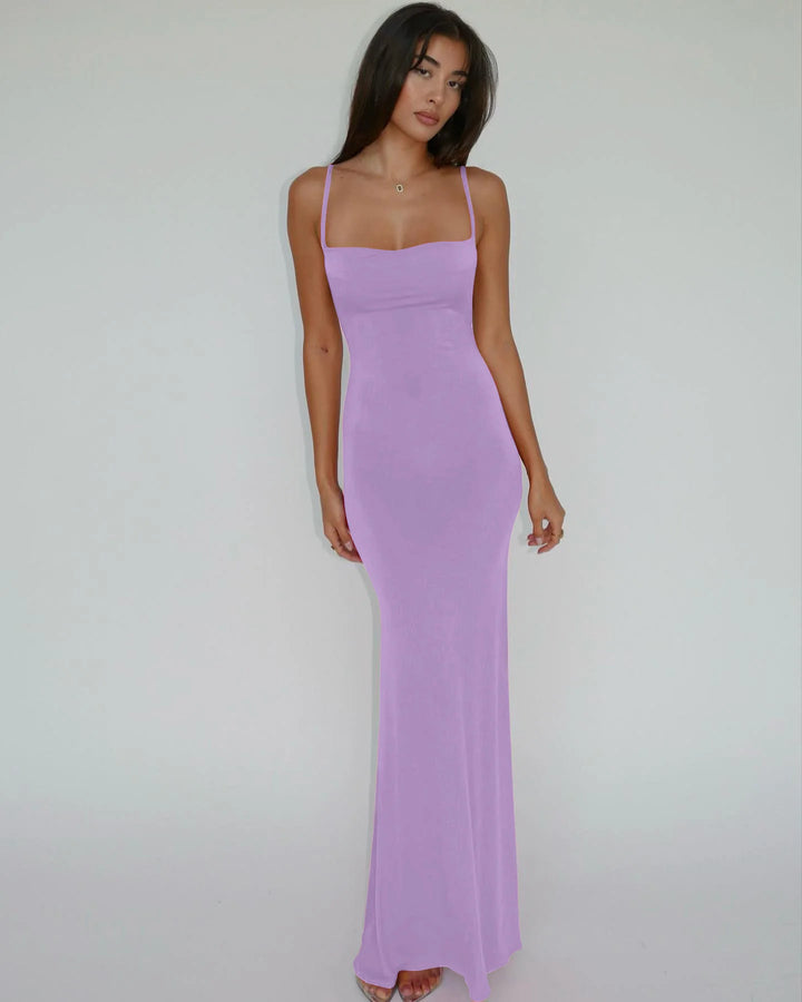 Lux Y2K Knit Maxi Dress Premium Fit