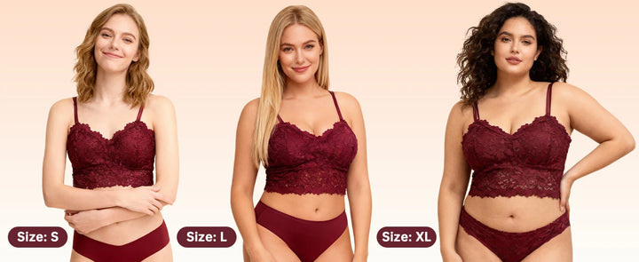 Women Seamless Modal Lace Bra Panty Set