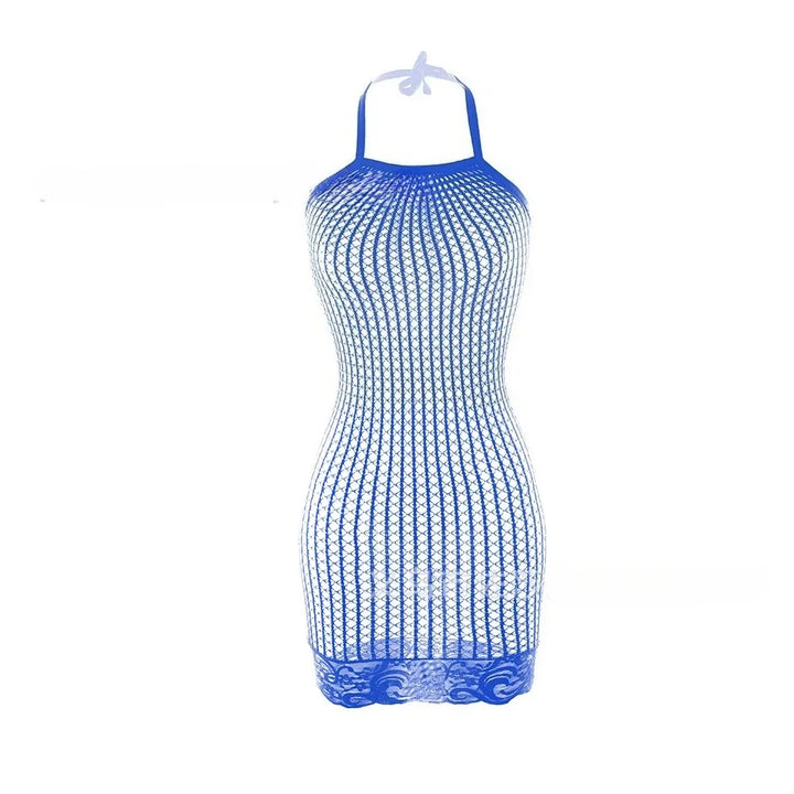 Sexy Fishnet Cover Up Dress Beachwear See Through