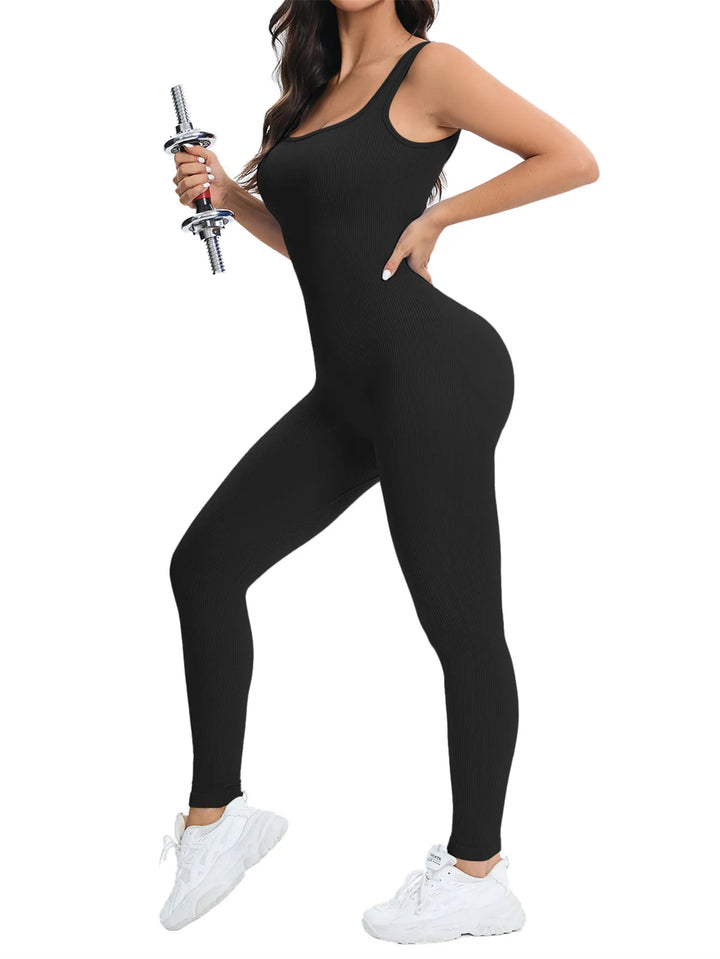 Seamless Ribbed Jumpsuit For Women. Feel Good Now