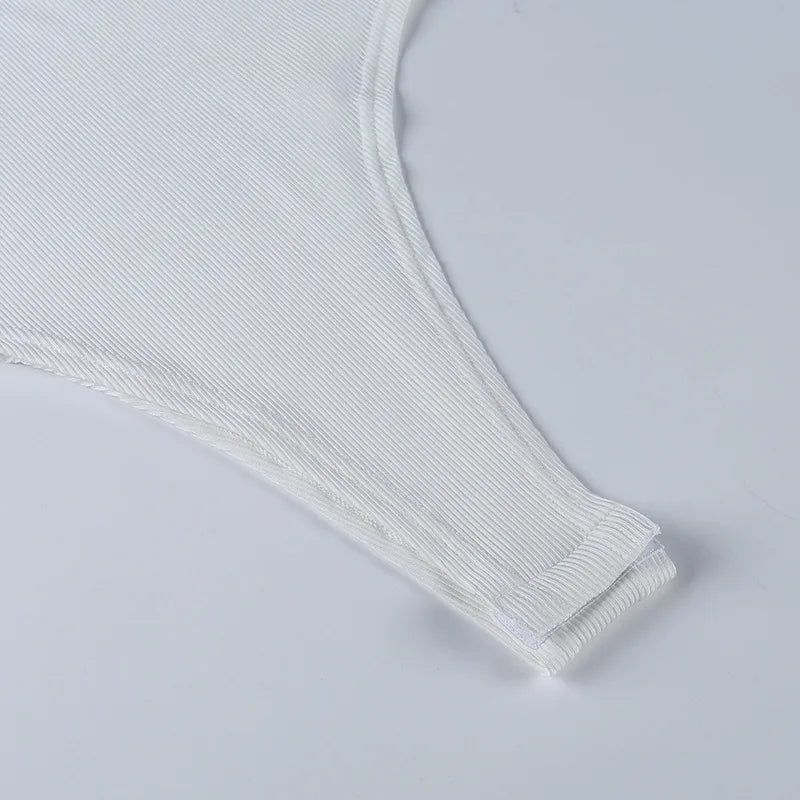 Sculptural Off Shoulder Knit Bodysuit For Women