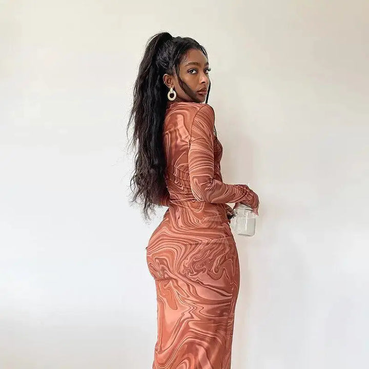 Elegant Evening Bodycon Dress For Sophisticated Party Gown