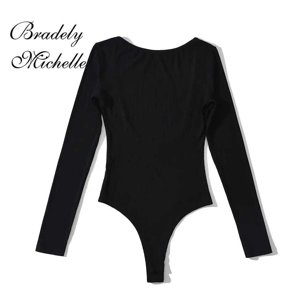 Luxury Backless Knitted Jumpsuit For Women