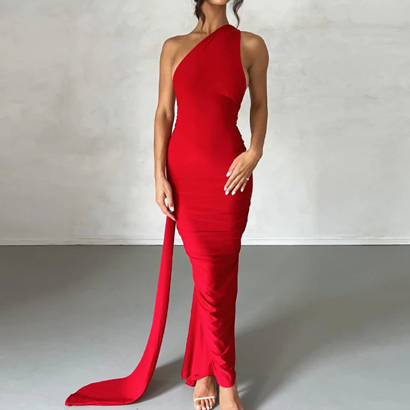 Todoblack Neon Y2K Signature Bodycon Maxi Dress