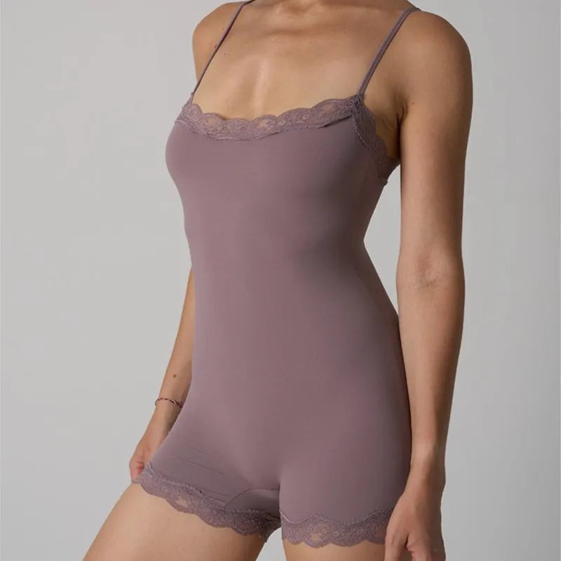 Lace Bodysuit Shapewear Camisole Slimming
