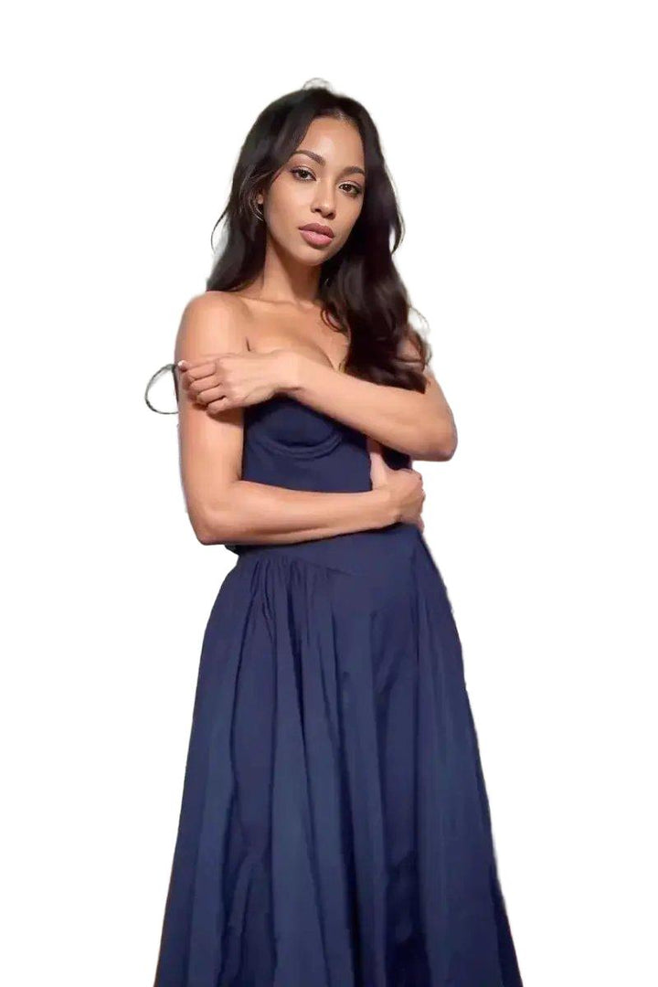 Sexy Tight Slim Wrap Hip Dress French Retro Long Gown - OurLum.com