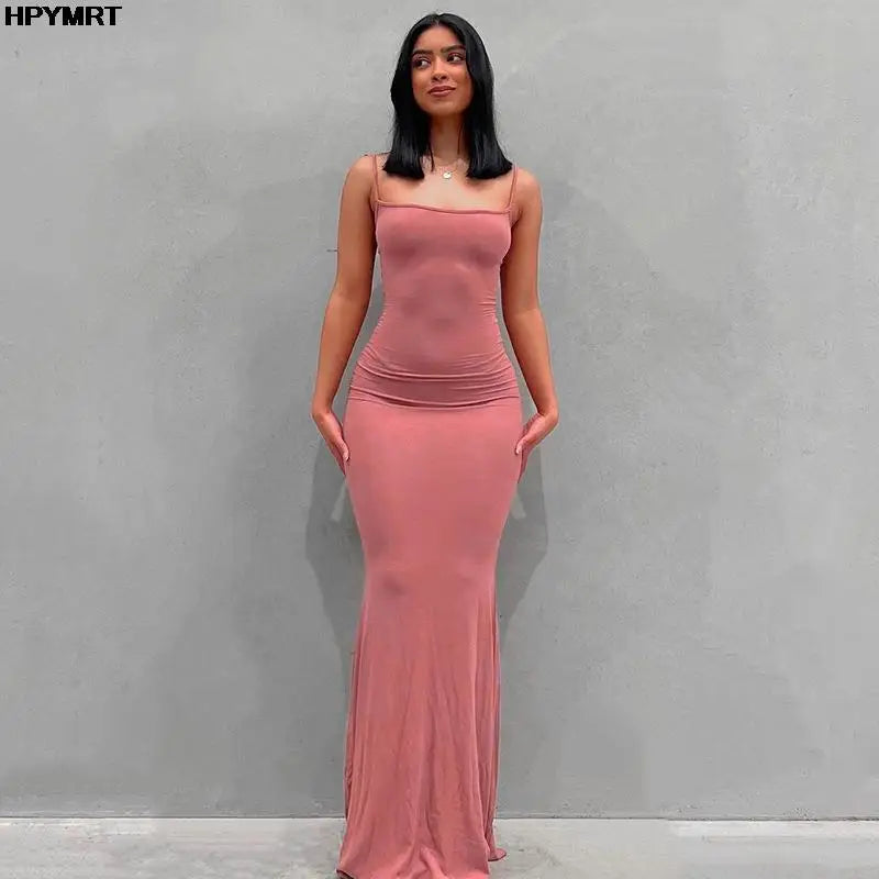 Luxury Satin Strapless Maxi Dress Evening