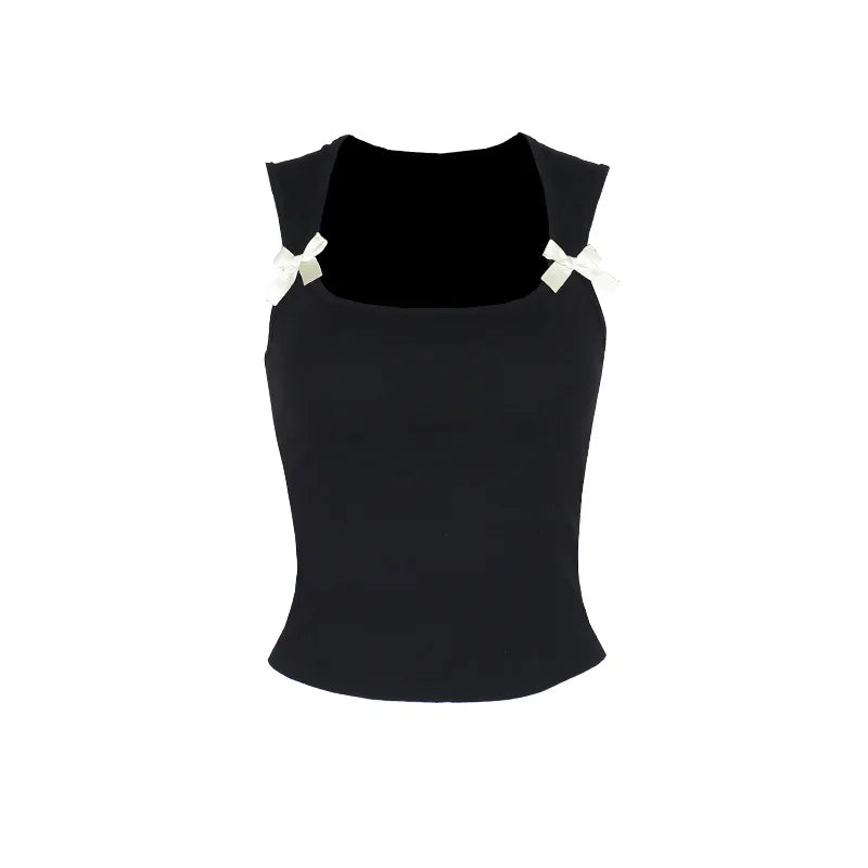 Dozw Exclusive Vintage Gothic Black Knit Tube Top