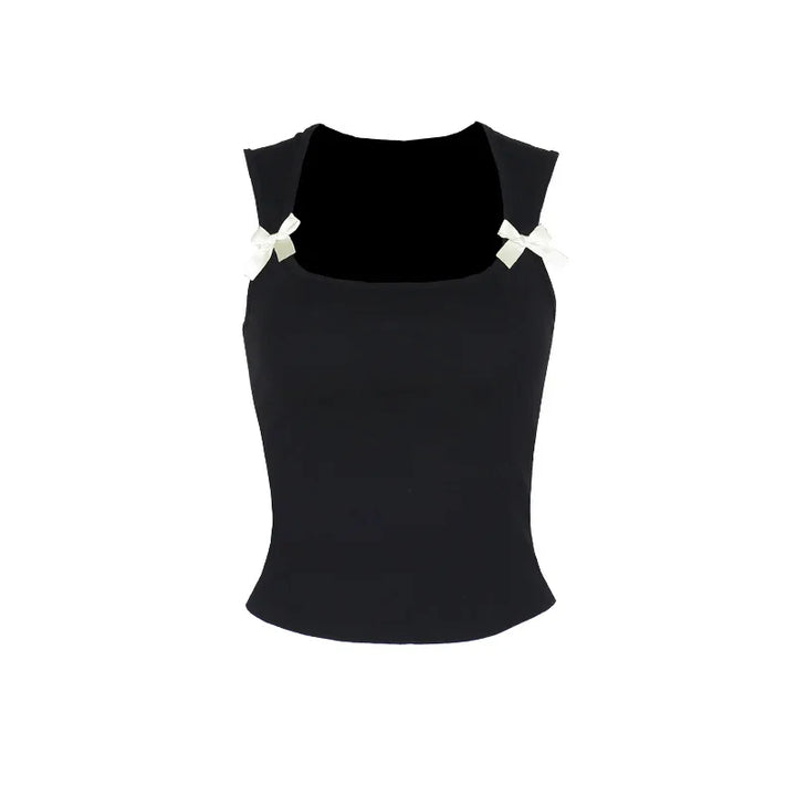 Dozw Exclusive Vintage Gothic Black Knit Tube Top