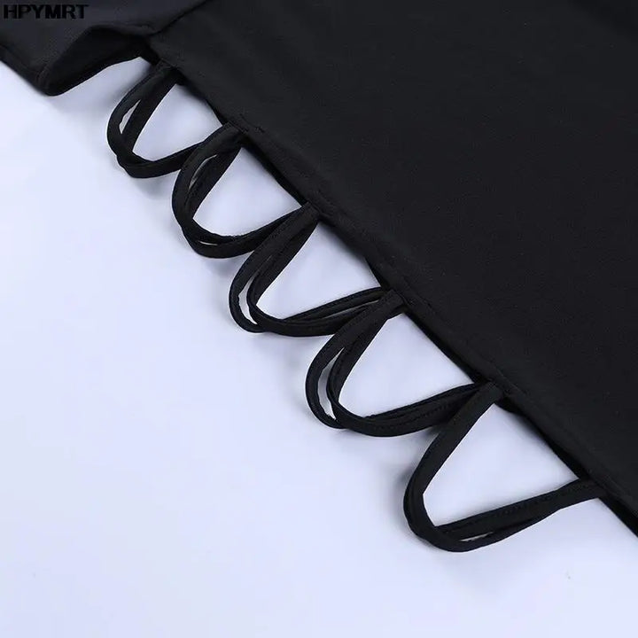 Elegant Strapless Black Bodycon Maxi Evening Dress