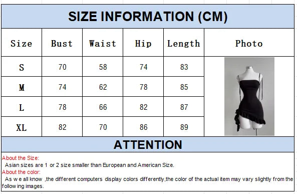 Stunning Black Backless Ruffle Mini Dress