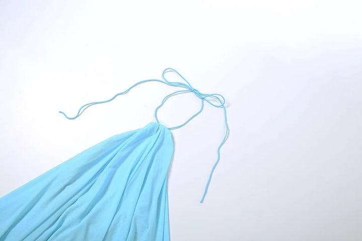 Y2K Mini Dress Tiered Backless Elegant Style
