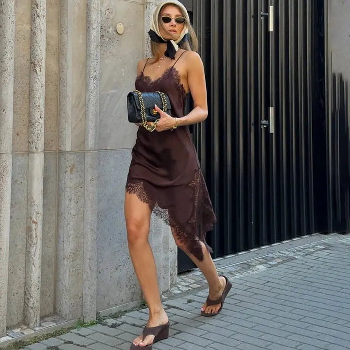 Flattering Lace Dress For Women Summer | ourlum.com