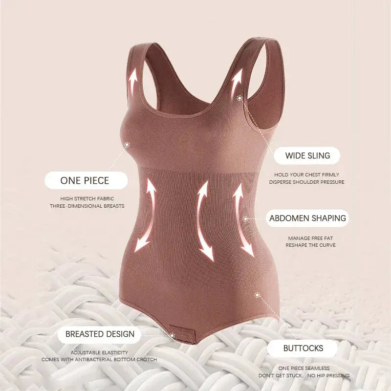 Flarixa Plus Size Seamless Shapewear Corset Waist Trainer