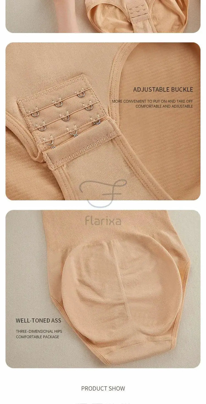 Flarixa Plus Size Seamless Shapewear Corset Waist Trainer