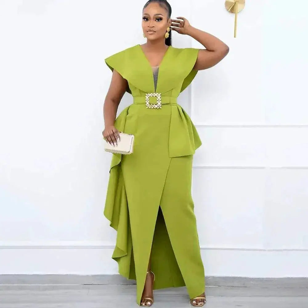 African Ladies Maxi Dress Stylish Bodycon For Summer Fall