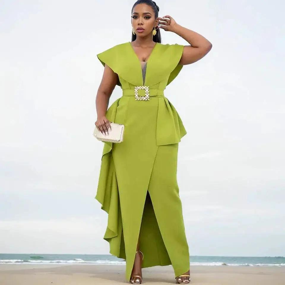 African Ladies Maxi Dress Stylish Bodycon For Summer Fall