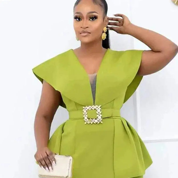 African Ladies Maxi Dress Stylish Bodycon For Summer Fall