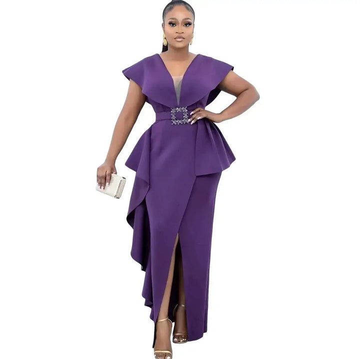 African Ladies Maxi Dress Stylish Bodycon For Summer Fall