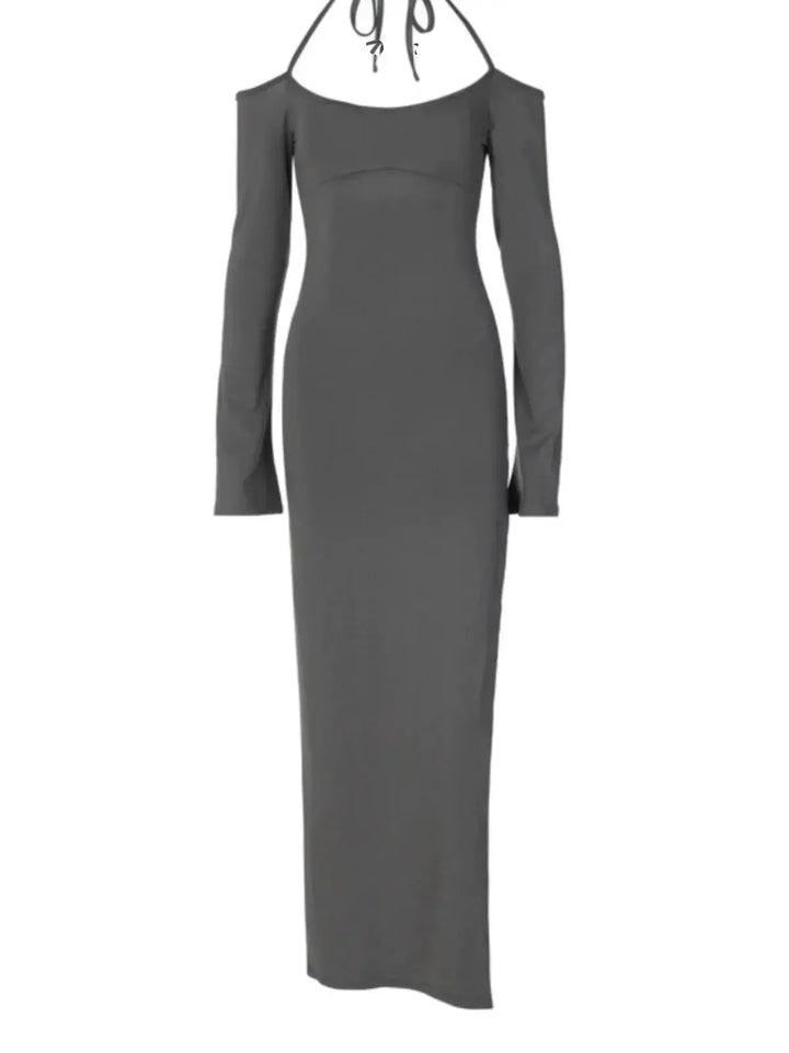 Elegant Off Shoulder Evening Gown Bodycon Dress - OurLum.com