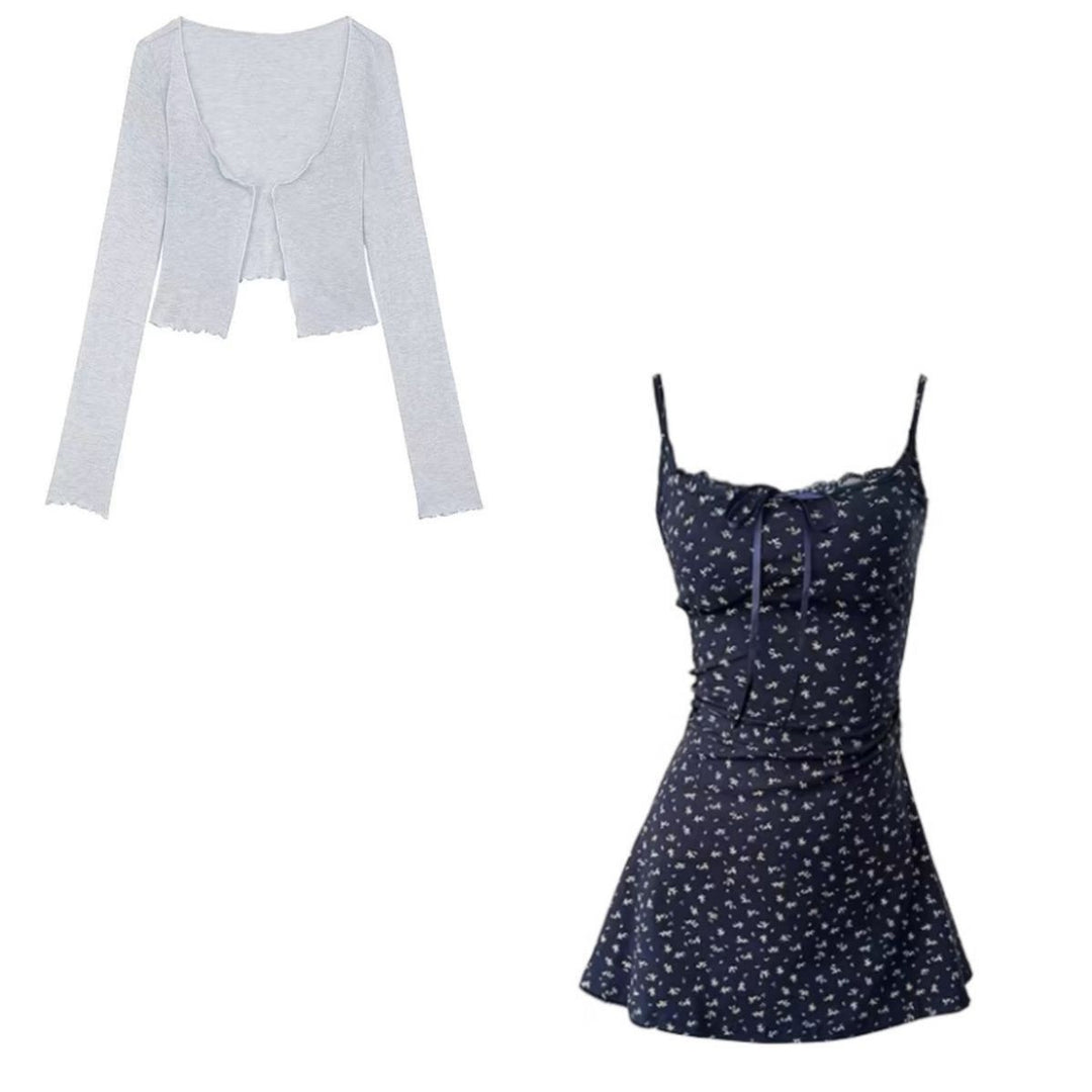 Rise Leap French Floral Bodycon Mini Dress