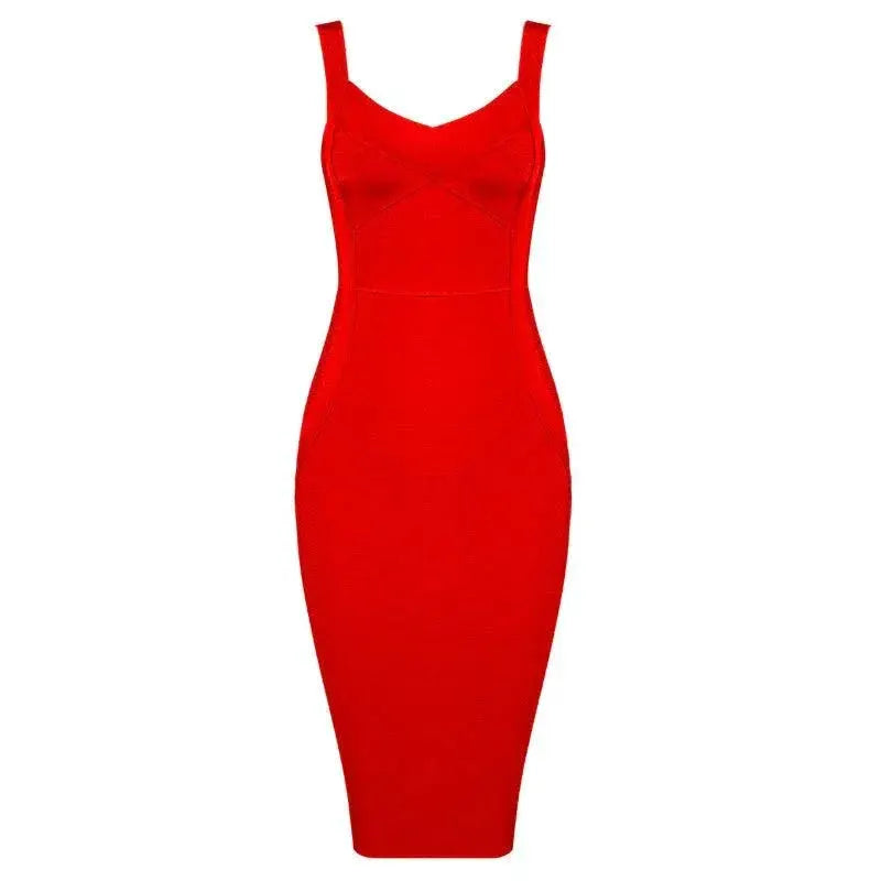 Bodycon Bandage Dress Elegant Evening Vestidos Fit