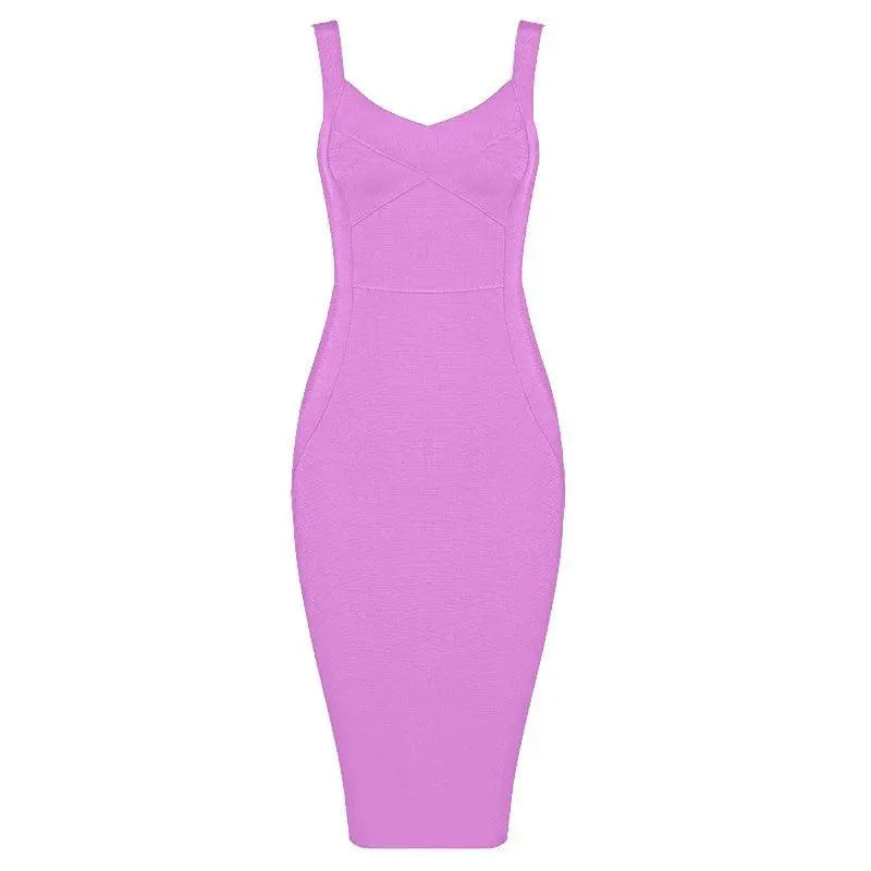 Bodycon Bandage Dress Elegant Evening Vestidos Fit