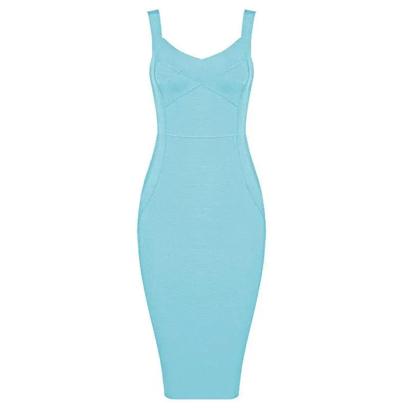 Bodycon Bandage Dress Elegant Evening Vestidos Fit