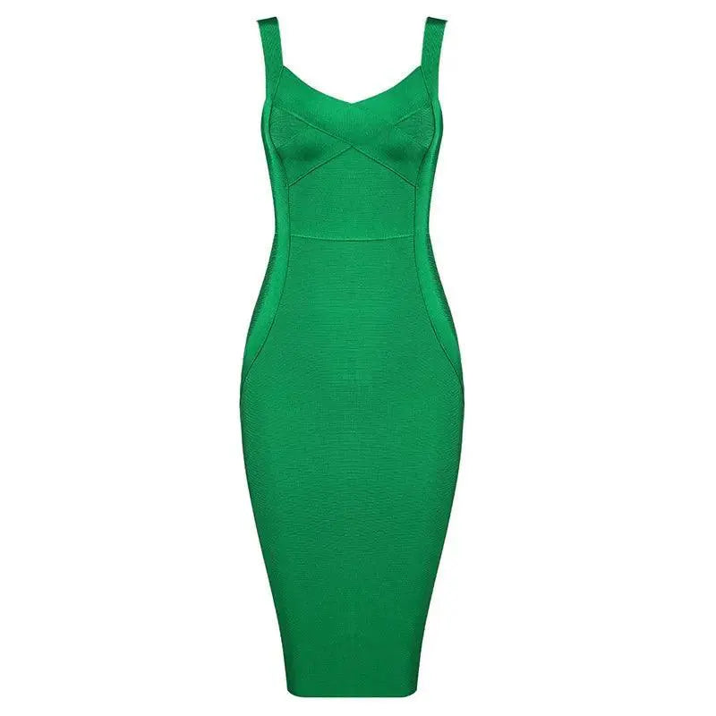 Bodycon Bandage Dress Elegant Evening Vestidos Fit