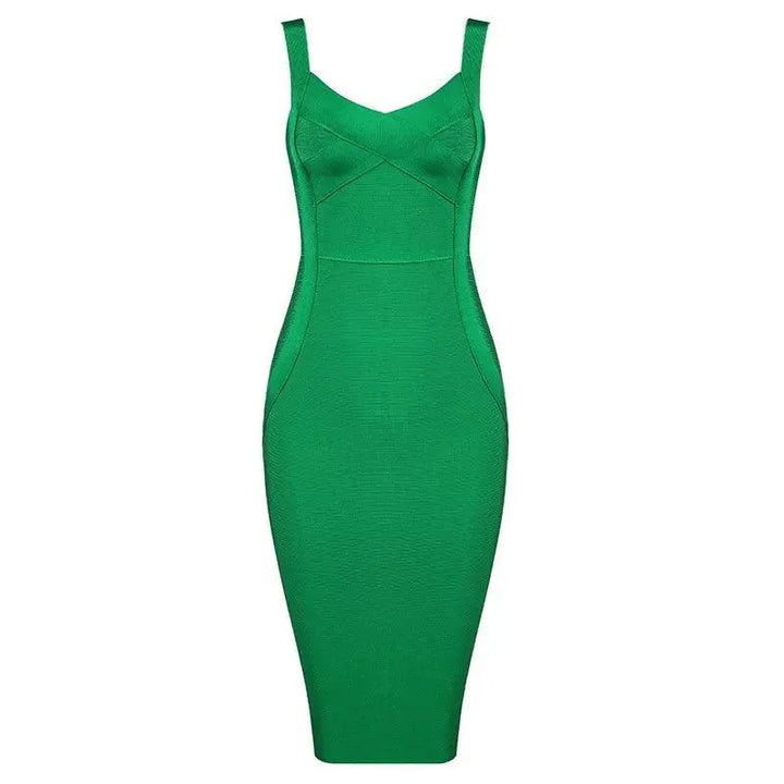 Bodycon Bandage Dress Elegant Evening Vestidos Fit
