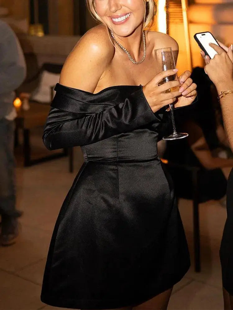 Deep V Neck Bodycon Dress Y2K Fashion Staple Stylish