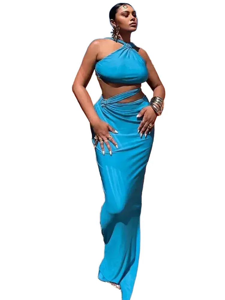 Night Out Sexy Maxi Dress Chic Evening Clubwear for Women