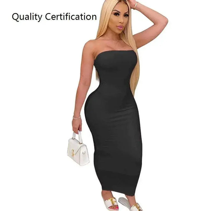 Elegant Off Shoulder Maxi Dress For Women Summer Chic