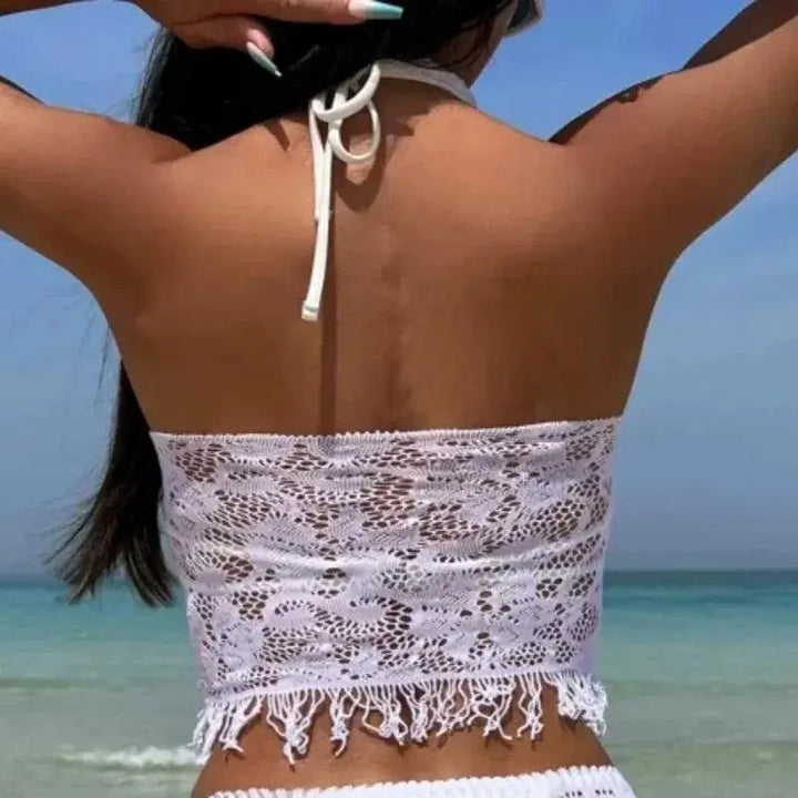 Seductive Fishnet Cover Ups Set For Allure Swimwear