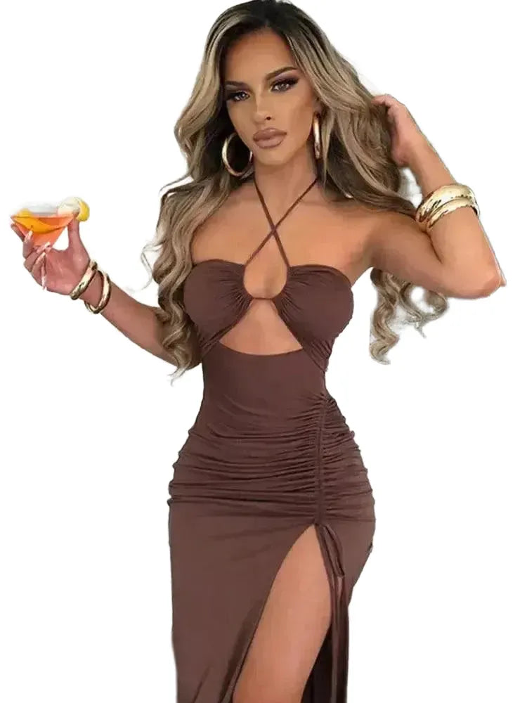 Sexy Backless Bodycon Dress Night Club Elegance Style