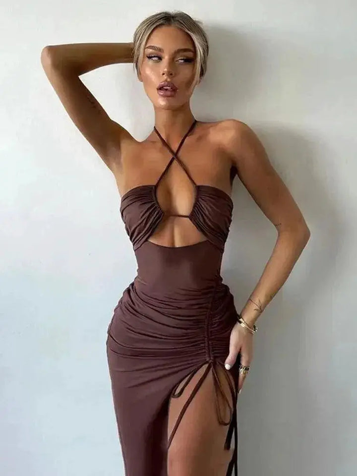 Sexy Backless Bodycon Dress Night Club Elegance Style