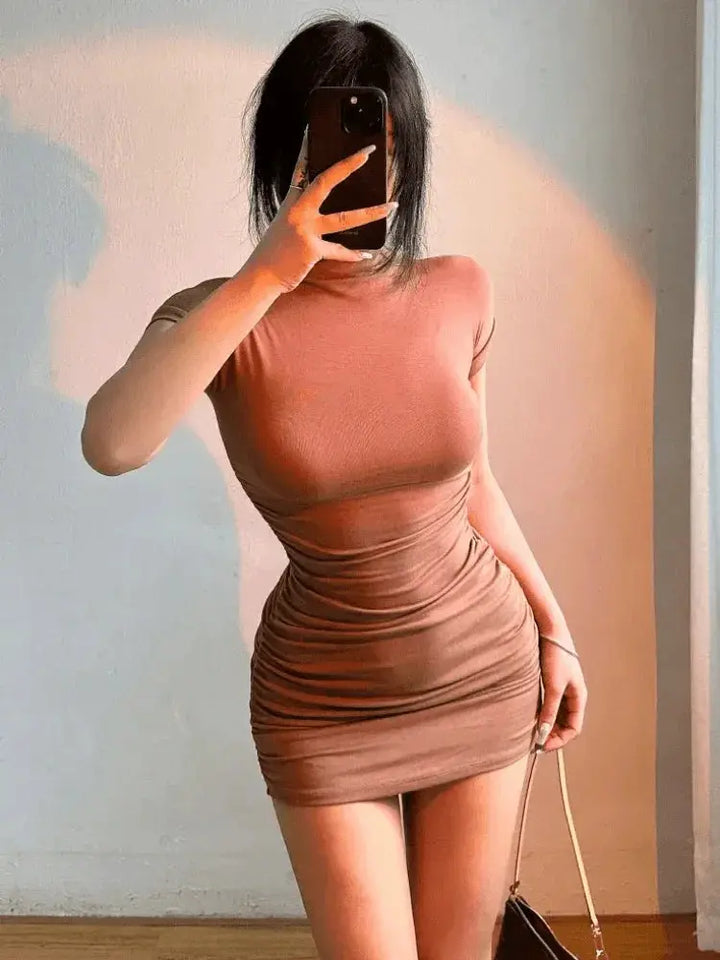Sexy Bodycon Mini Dress Trendy Clubwear for Women Tonight