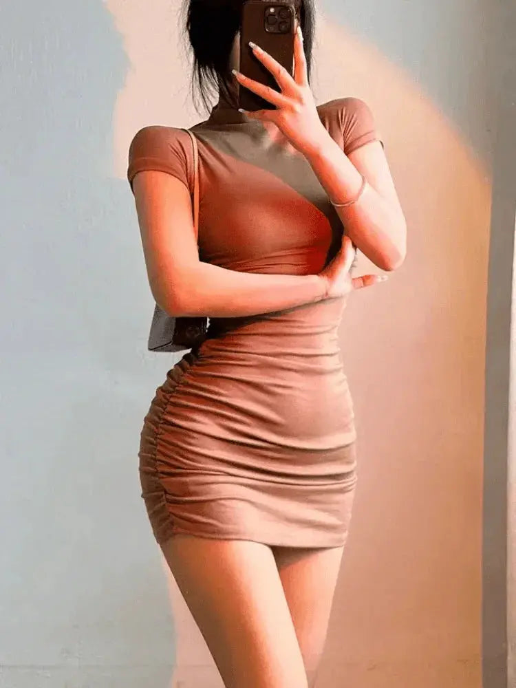 Sexy Bodycon Mini Dress Trendy Clubwear for Women Tonight